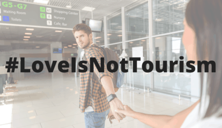 Love is not tourism